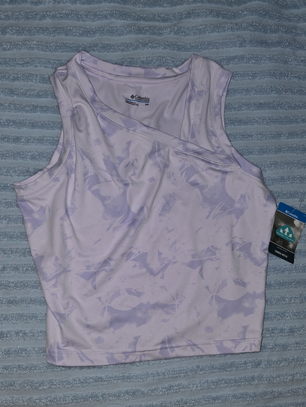 Columbia Lavender Print Women’s Athletic Tank Top